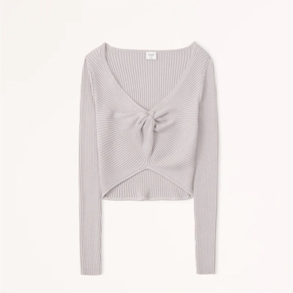 Abercrombie & Fitch Sweaters - NWT Abercrombie and Fitch Twist Front Sweater Top Brand new - light taupe small